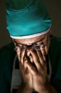 In a survey of 12,000 physicians, only 6% described their morale as positive. Getty Images
