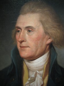 The third president, Thomas Jefferson
