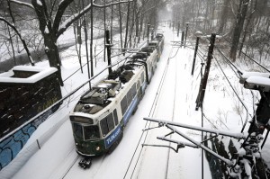 Snow train Credit: Reuters/Brian Snyder